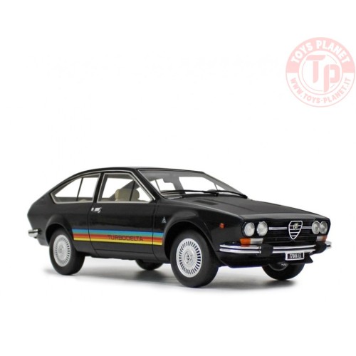 ALFA ROMEO ALFETTA GTV 2000 TURBODELTA 1979 NERO 1:18 LM130C3 LAUDORACING