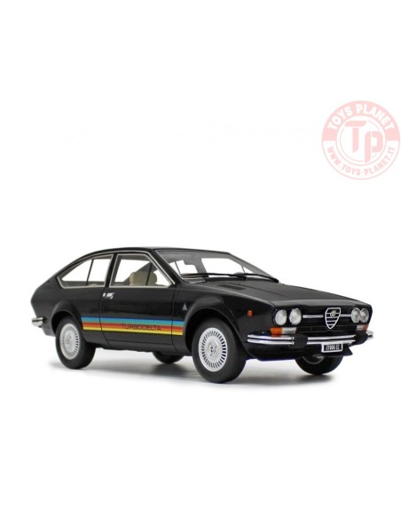 ALFA ROMEO ALFETTA GTV 2000 TURBODELTA 1979 NERO 1:18 LM130C3 LAUDORACING