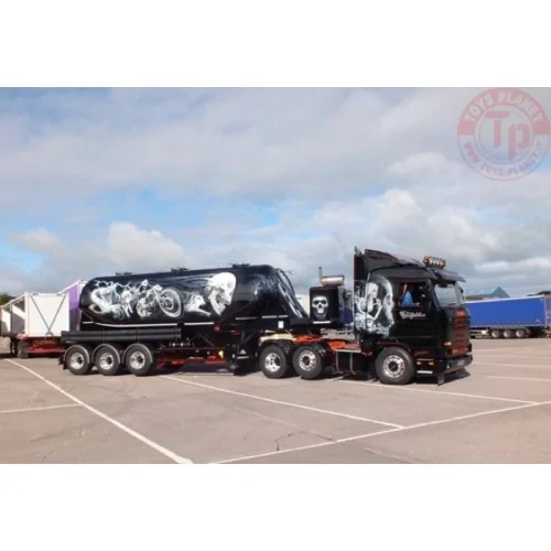 Scania 143M Streamline con cisterna cemento - John Templeton TEKNO 80996 TEKNO