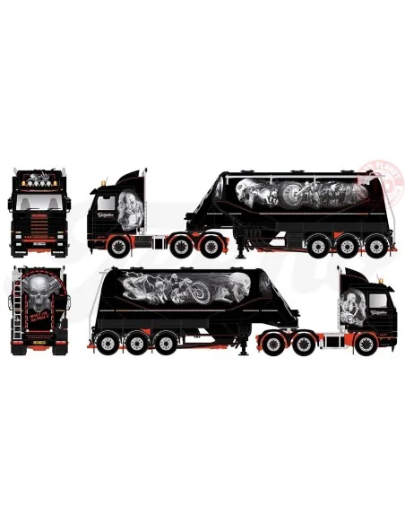 Scania 143M Streamline con cisterna cemento - John Templeton TEKNO 80996 TEKNO Scania 143M Streamline con cisterna cemento - John Templeton TEKNO 80996 TEKNO