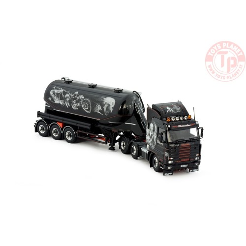 Scania 143M Streamline con cisterna cemento - John Templeton TEKNO 80996 TEKNO