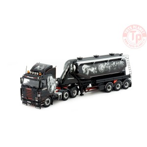Scania 143M Streamline con cisterna cemento - John Templeton TEKNO 80996 TEKNO