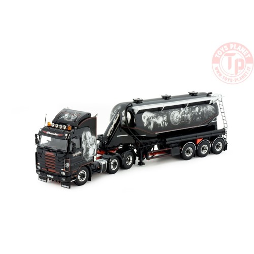 Scania 143M Streamline con cisterna cemento - John Templeton TEKNO 80996 TEKNO