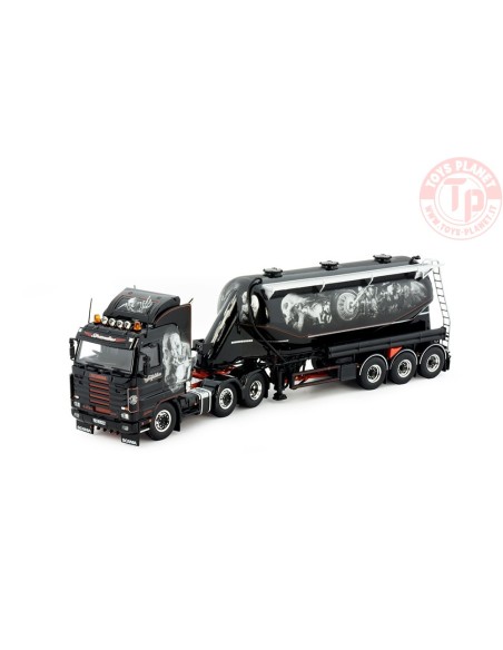 Scania 143M Streamline con cisterna cemento - John Templeton TEKNO 80996 TEKNO