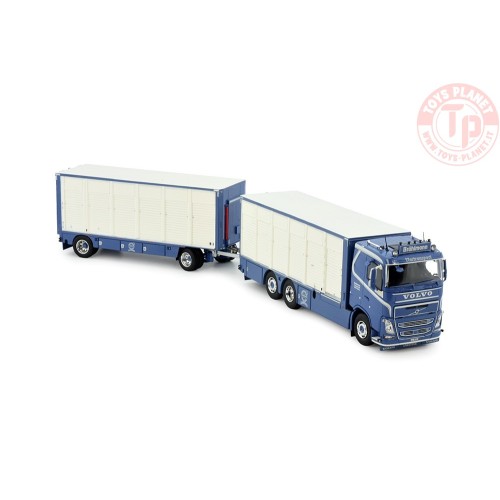 Volvo FH04 motorwagen met resin vee-opbouw Brühlmann TEKNO 83169 TEKNO