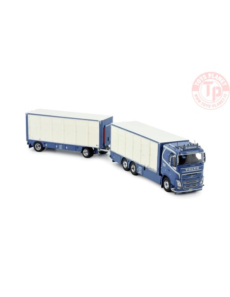 Volvo FH04 motorwagen met resin vee-opbouw Brühlmann TEKNO 83169 TEKNO