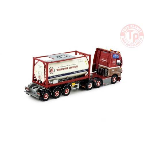 Volvo FH05 6x2 Globetrotter XL met 20ft. Iso tankcontainer Ceusters TEKNO 83752 TEKNO
