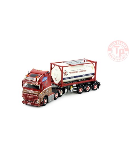 Volvo FH05 6x2 Globetrotter XL met 20ft. Iso tankcontainer Ceusters TEKNO 83752 TEKNO