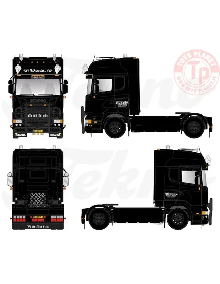 Scania R-streamline 4x2 Weeda TEKNO 84019 TEKNO Scania R-streamline 4x2 Weeda TEKNO 84019 TEKNO