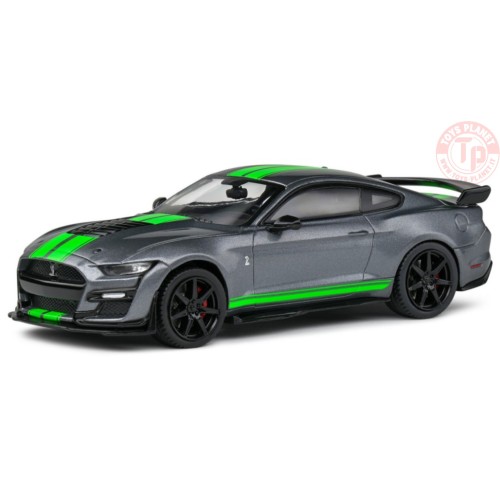 SHELBY MUSTANG GT500 2020 GREY W/NEON GREEN 1:43 SL4311504 SOLIDO