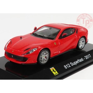 1/43 FERRARI 812 SUPERFAST 2017 - CON VETRINA - WITH SHOWCASE - RED ABSUP005 MODELLI EDICOLA