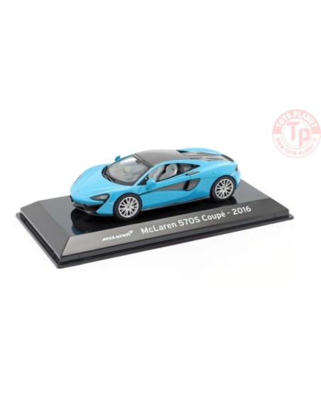 McLaren 570S Coupe 2016 blue 1:43 ABSUP033 MODELLI EDICOLA
