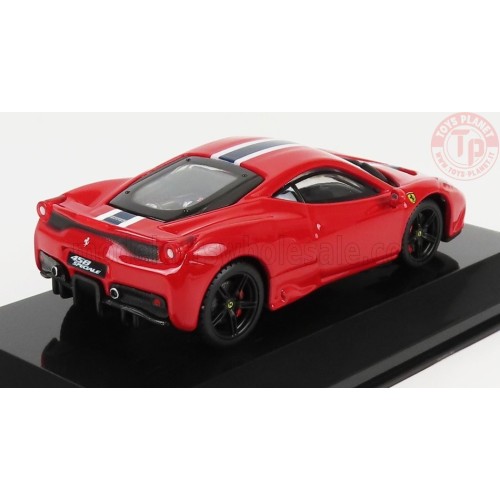 1/43 FERRARI 458 SPECIALE 2013 CON VETRINA RED ABSUP142 MODELLI EDICOLA