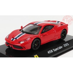1/43 FERRARI 458 SPECIALE 2013 CON VETRINA RED ABSUP142 MODELLI EDICOLA