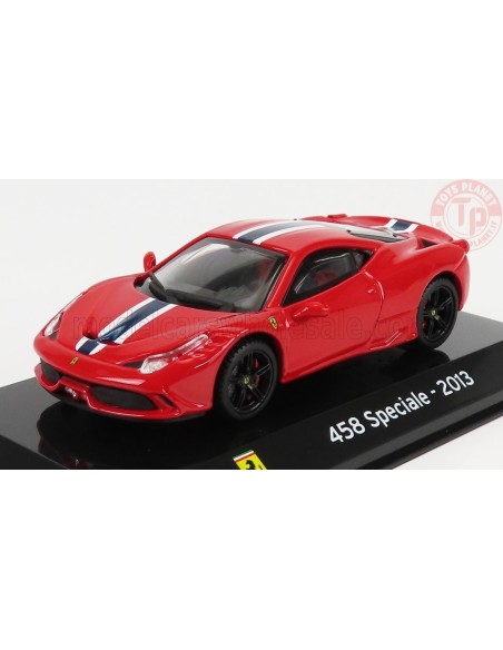 1/43 FERRARI 458 SPECIALE 2013 CON VETRINA RED ABSUP142 MODELLI EDICOLA