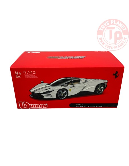Ferrari Daytona SP3 Closed roof White 1/43 BU36914W BURAGO Ferrari Daytona SP3 Closed roof White 1/43 BU36914W BURAGO