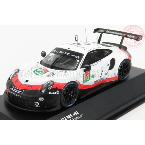 1/43 PORSCHE - 911 991 RSR TEAM PORSCHE GT N 93 LMGTE PRO 24h LE MANS 2018 P.PILET - N.TANDY - E.BAMBER IXO LE43022 IXO