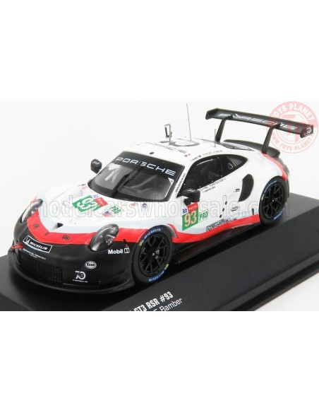 1/43 PORSCHE - 911 991 RSR TEAM PORSCHE GT N 93 LMGTE PRO 24h LE MANS 2018 P.PILET - N.TANDY - E.BAMBER IXO LE43022 IXO