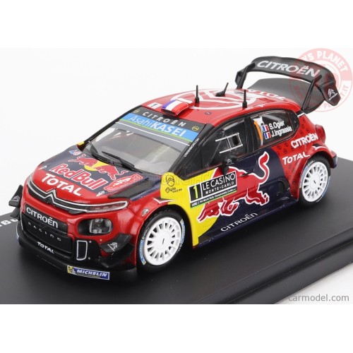 1/43 CITROEN C3 WRC TEAM TOTAL WRT N 1 WINNER RALLY MONTECARLO 2019 S.OGIER - J.INGRASSIA WRC005 MODELLI EDICOLA