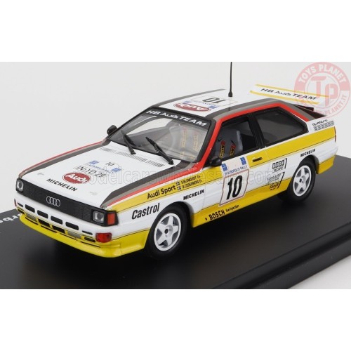 1/43 AUDI QUATTRO N 10 WINNER RALLY ACROPOLIS 1984 S.BLOMQVIST - B.CEDERBERG WRC006 MODELLI EDICOLA