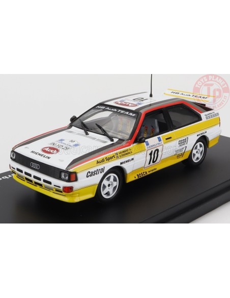 1/43 AUDI QUATTRO N 10 WINNER RALLY ACROPOLIS 1984 S.BLOMQVIST - B.CEDERBERG WRC006 MODELLI EDICOLA