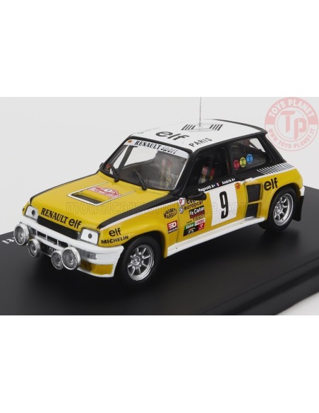 1/43 RENAULT R5 TURBO N 9 WINNER RALLY MONTECARLO 1981 J.RAGNOTTI - J.M.ANDRIE WRC008 MODELLI EDICOLA