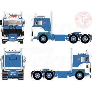 Scania 141 6x2 sties TEKNO 86430 TEKNO