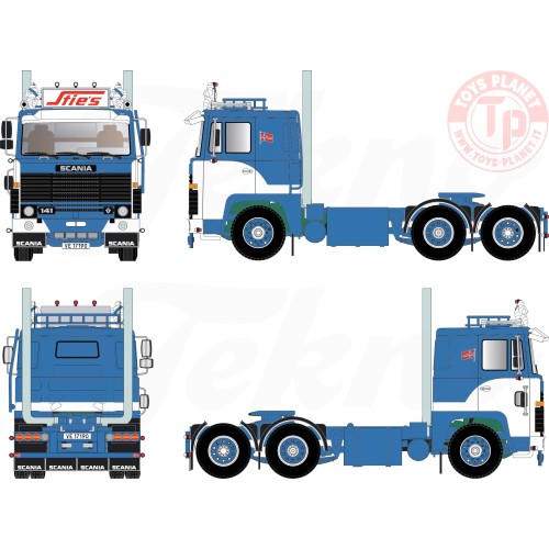 Scania 141 6x2 sties TEKNO 86430 TEKNO