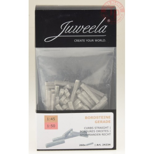 Cordoli dritti (260 pezzi) 1:45/1:50 JUWEELA 24234 JUWEELA