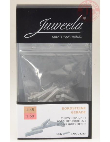 Cordoli dritti 1:45 (130 pezzi) 1:45/1:50 JUWEELA 24233 JUWEELA