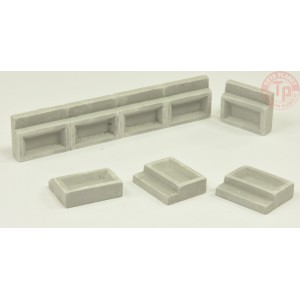 Bordo piattaforma 55cm sopra il livello del mare (15 pezzi) 1:45/1:50 JUWEELA 24226 JUWEELA