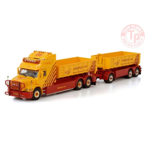 Scania serie3 Torpedo 6x2 Streamline autotreno scarrabile VSB Groep WSI 01-3583 WSI MODELS