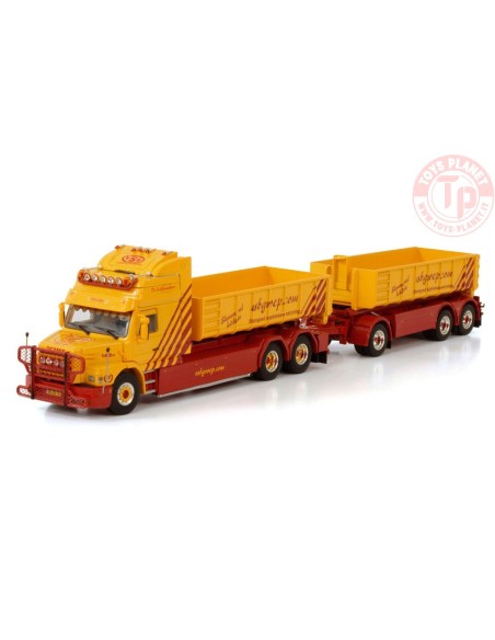 Scania serie3 Torpedo 6x2 Streamline autotreno scarrabile VSB Groep WSI 01-3583 WSI MODELS