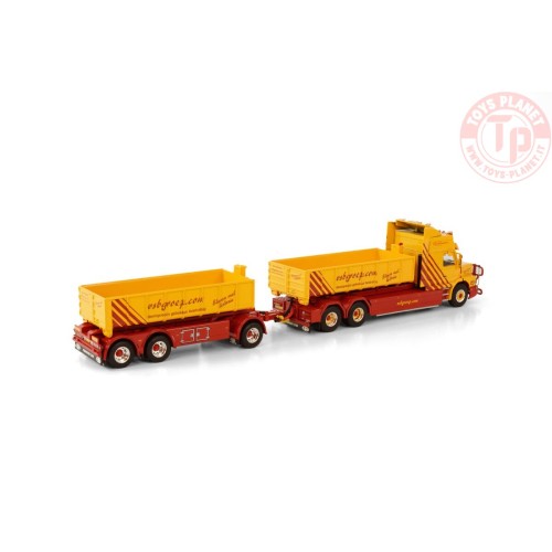 Scania serie3 Torpedo 6x2 Streamline autotreno scarrabile VSB Groep WSI 01-3583 WSI MODELS