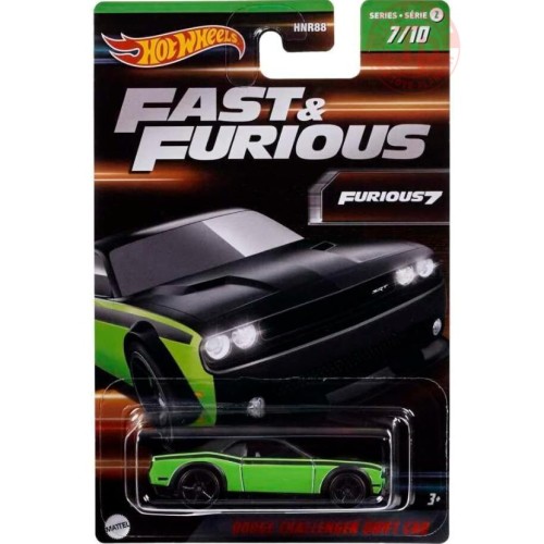 DODGE CHALLENGER DRIFT CAR 1/64 HOT WHEELS HNT07 HOT WHEELS