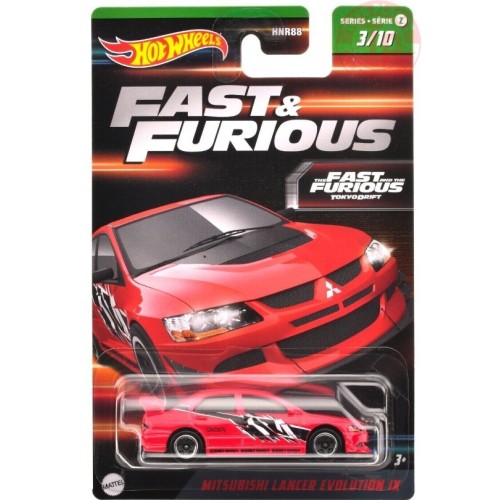 MITSUBISHI LANCER EVOLUTION IX 1/64 HOT WHEELS HNT03 HOT WHEELS