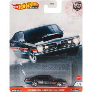 PLYMOUTH BARRACUDA HEMI 1/64 HOT WHEELS GJR05 HOT WHEELS