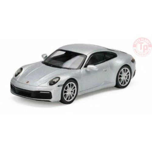 PORSCHE 911 CARRERA 4S GT-SILVER METALLIC 1/64 MGT00303-MJ Mini Gt