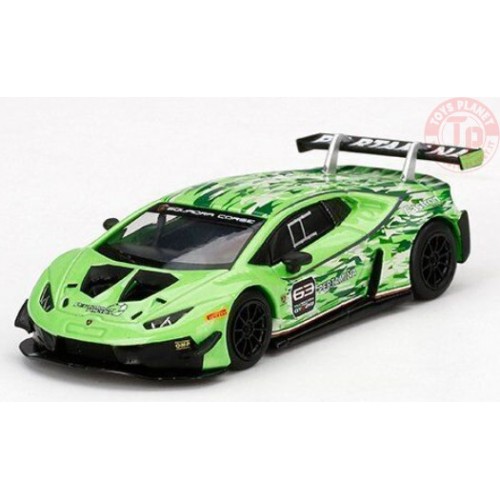 LAMBORGHINI HURACAN GT3 EVO PRESENTATION-GREEN 1/64 MGT00352-MJ Mini Gt