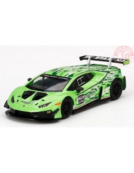 LAMBORGHINI HURACAN GT3 EVO PRESENTATION-GREEN 1/64 MGT00352-MJ Mini Gt