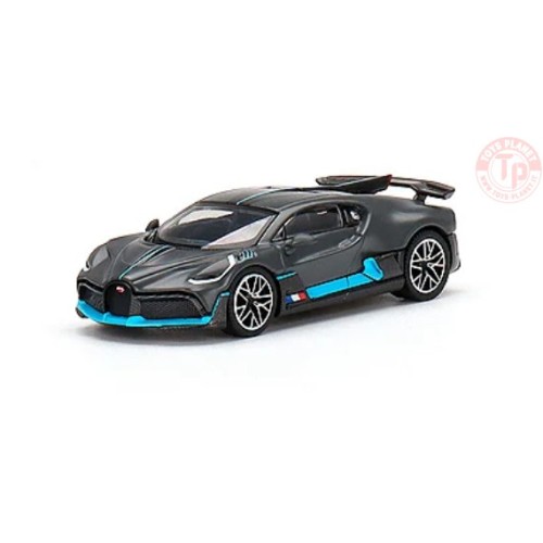 BUGATTI DIVO PRESENTATION-BLACK/BLUE 1/64 MGT00474-MJ Mini Gt
