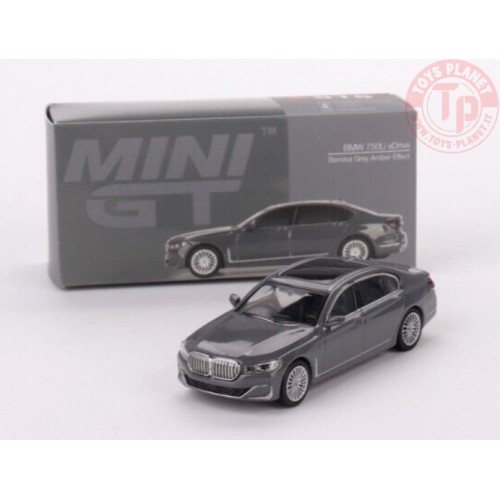 BMW 750LI XDRIVE BERNINA-GREY AMBER EFFECT 1/64 MGT00515-L MINI GT