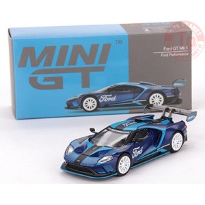 FORD GT MK II-FORD PERFORMANCE-BLUE 1/64 MGT00429-L Mini Gt