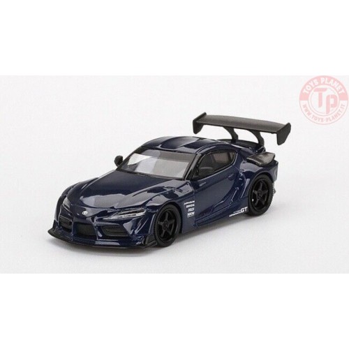 HKS 2021 TOYOTA GR SUPRA-DOWNSHIT BLUE 1/64 MGT00368-R MINI GT