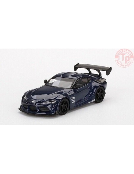 HKS 2021 TOYOTA GR SUPRA-DOWNSHIT BLUE 1/64 MGT00368-R MINI GT