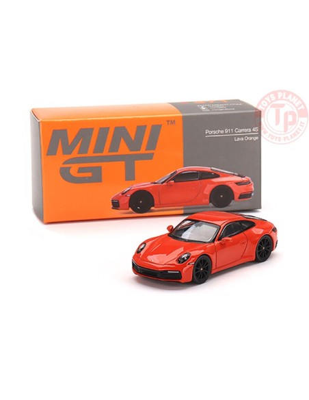 PORSCHE 911 CARRERA 4S-LAVA ORANGE 1/64 MGT00371-L Mini Gt