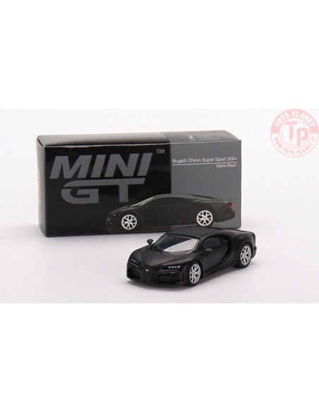 BUGATTI CHIRON SUPER SPORT 300+-MATTE BLACK MGT00374-L Mini Gt