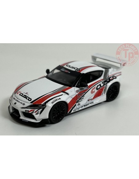 PANDEM TOYOTA GR SUPRA V1-TEAM CUSCO RACING 2021 FORMULA DRIFT JAPAN-WHITE RED 1/64 MGT00364-R MINI GT