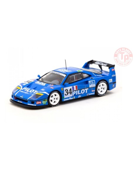 FERRARI F40 LM-24H OF LE MANS 1995-M.FERTE'/O.THEVENIN/C.PALAU-BLUE 1/64 T64-075-95LM34 TARMAC WORKS