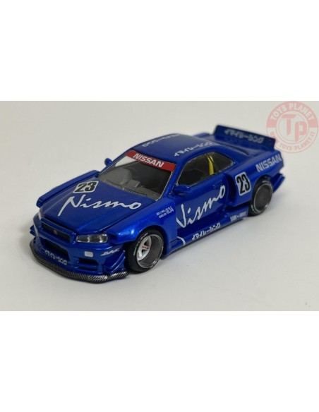 NISSAN SKYLINE GT-R (R34) KAIDO WORKS-BLUE 1/64 KHMG055 Mini Gt NISSAN SKYLINE GT-R (R34) KAIDO WORKS-BLUE 1/64 KHMG055 Mini Gt